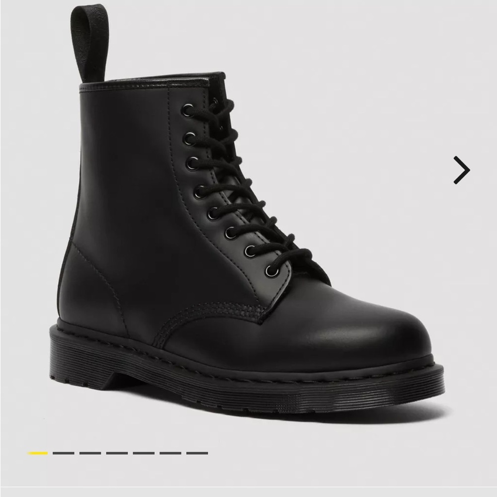 1460 Mono smooth leather lace up boot by Dr. Marten